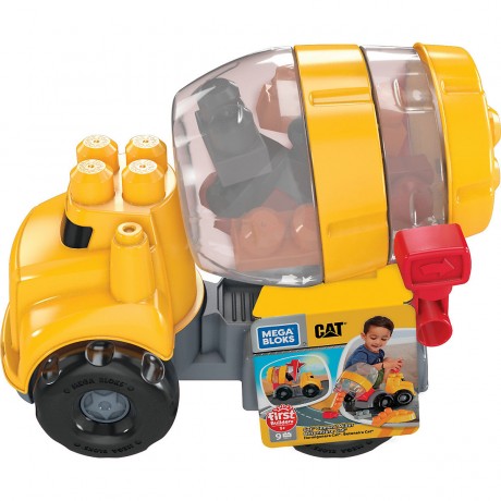 Mattel Mega Bloks CAT Betonmischer (9 Teile) Бетоносмеситель Mega Bloks CAT (9 частей)