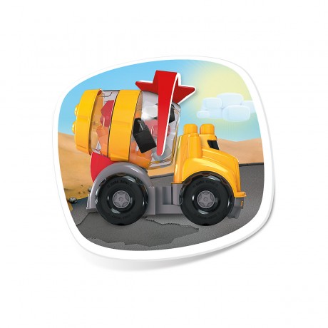 Mattel Mega Bloks CAT Betonmischer (9 Teile) Бетоносмеситель Mega Bloks CAT (9 частей)