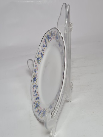 Hutschenreuther Bavaria Набор фарфоровых тарелок "Незабудки", 5 шт х 15,5 x 2 см, Германия, 1960-70гг.