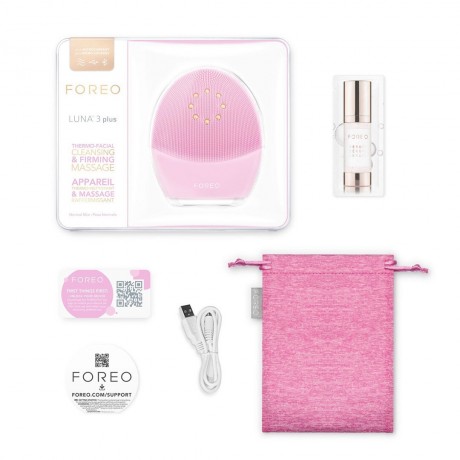 FOREO 3 plus normal skin Thermo-Gesichtsreinigungsgerat mit Mikrostrom Термальное микротоковое очищающее средство для лица 3 plus для нормальной кожи