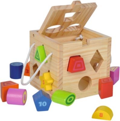 Eichhorn Sortier- und Steckspiel aus Holz Сортировочно-затычная игра из дерева