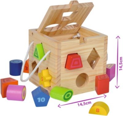 Eichhorn Sortier- und Steckspiel aus Holz Сортировочно-затычная игра из дерева