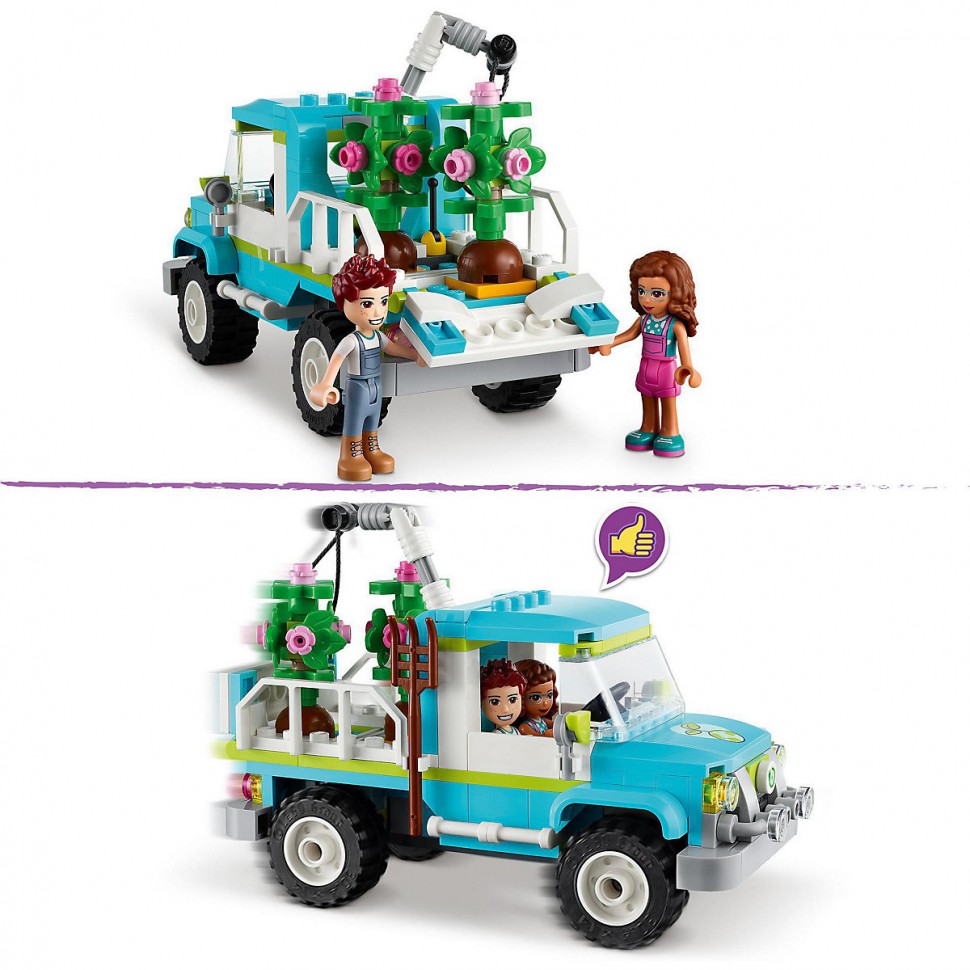 Купить LEGO Friends 41707 Baumpflanzungsfahrzeug ЛЕГО Машина для посадки  деревьев в интернет-магазине Diskontshop.eu Германия всего за 4 889 руб. в