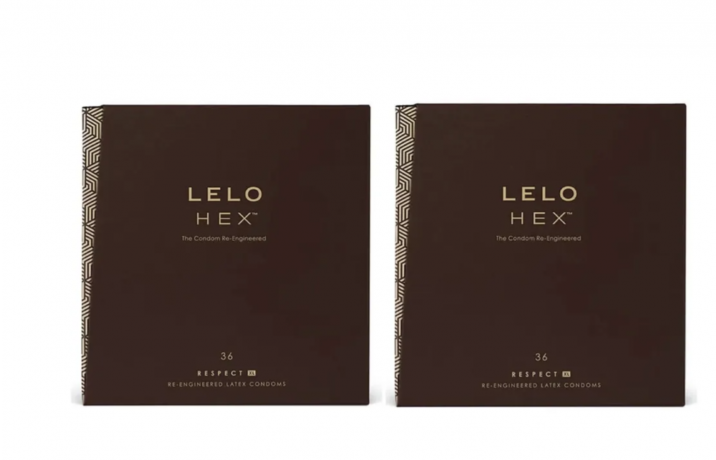 LELO HEX Respect XL diameter 58mm, 2stk x 36 st (72stk), Презервативы XL диаметр 58 мм, 36 шт x 2 упаковки