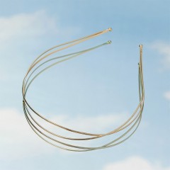 The Hair Edit Gold Carved Chaplet Headband  Золотая резная повязка на голову в виде часовни