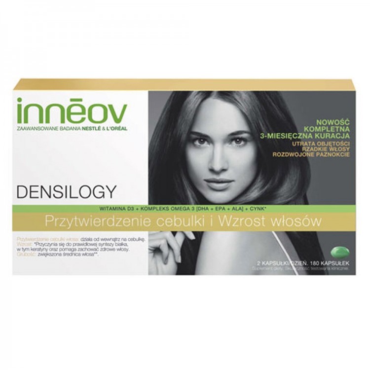 Inneov Densilogy Витамины Иннеов против выпадения волос, в капсулах 180 шт.