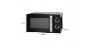 ProfiCook ProfiCook PC-MWG 1208, Mikrowelle schwarz/silber schwarz/silber ProfiCook PC-MWG 1208, микроволновая печь черный/серебристый