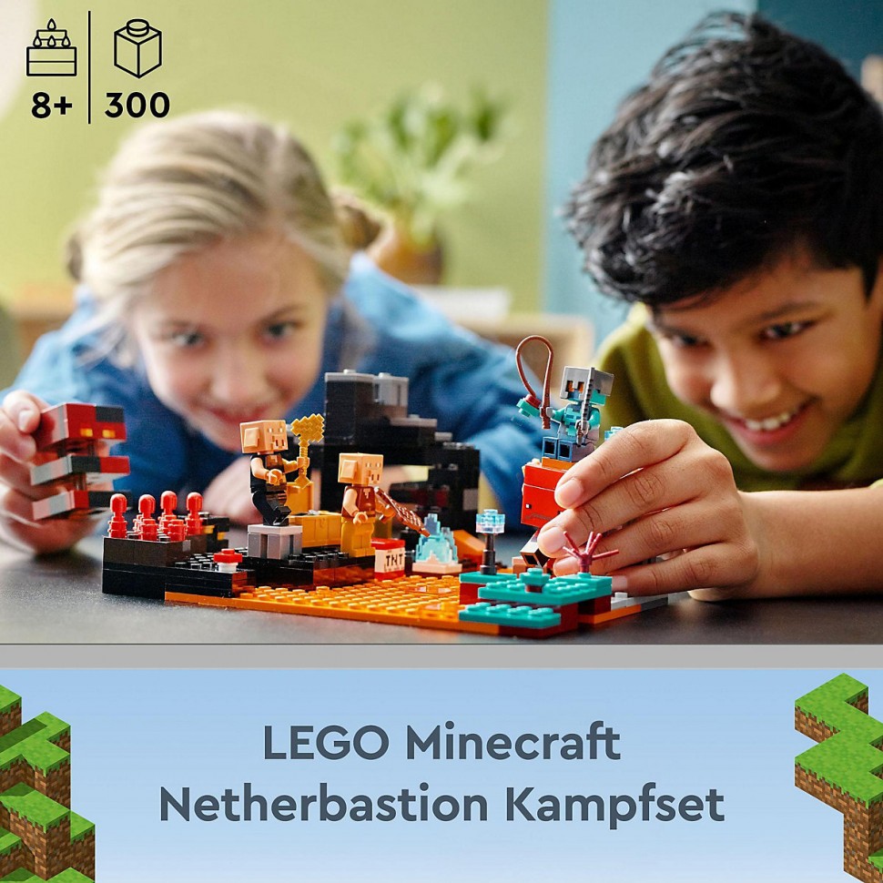 Купить LEGO Minecraft 21185 Die Netherbastion ЛЕГО Нижний Бастион в  интернет-магазине Diskontshop.eu Германия всего за 5 704 руб. в