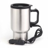 Yoyaxi Yoyaxi Reise-Wasserkocher Isolierter, beheizter Reisebecher, 12-V-Autoanschluss-Flasche zum Einstecken in Tasse, Tee,Kaffee, 450 ml  Дорожный чайник Yoyaxi, изолированная дорожная кружка с подогревом, 12 В, автомобильная вилка для бутылки, чашка дл