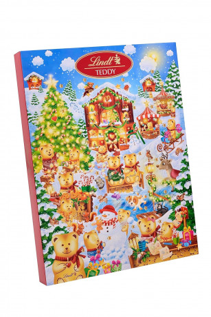 Lindt Teddy Wimmelbild Adventskalender 2025 Адвент календарь, 35 сладких сюрприза, 800 г, 3 штуки