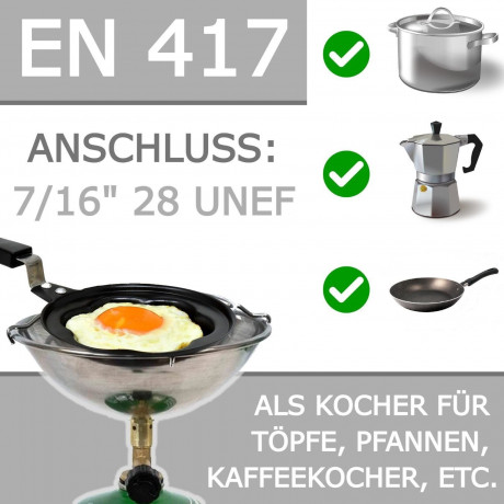 TronicXL TronicXL Gaskocher 2in1 Gaskocher + Mobile Heizung I Notheizung I Camping Set mit Gas Газовая плита TronicXL Газовая плита 2-в-1 + мобильный обогреватель I аварийный обогреватель I походный комплект с газом