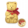 Lindt 2025 Teddy 3stk x 100g, Мишки Линдт из молочного шоколада, 12см, с красным бантом и красным сердцем, 3шт х 100г (300 грамм)
