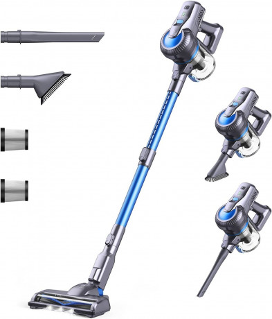 Greenote Greenote Akku-Stielstaubsauger GSC50, 23KPA, 4 in 1 Multifunktionaler Handstaubsauger, 200,00 W, Freistehender Akkusauger fur Hartboden, Teppich, Tierhaare  Беспроводной ручной пылесос Greenote GSC50, 23 кПА, многофункциональный ручной пылесос 4 