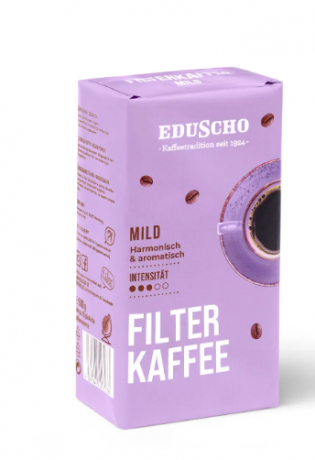 Eduscho Filterkaffee Mild Кофе молотый Мягкий, 500 грамм