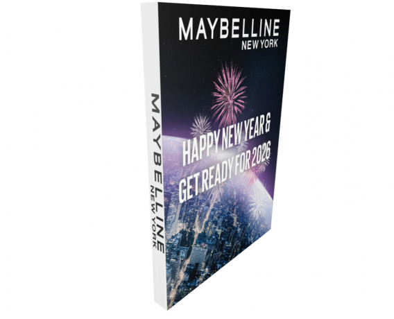 Maybelline New York Adventskalender 2025 Happy Holidays, Адвент-календарь, 31 бьюти-сюрприз