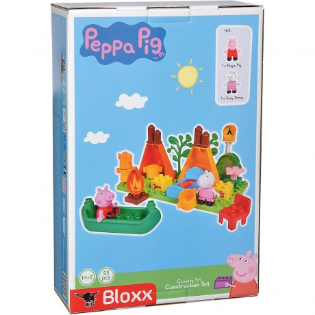 BIG BIG-Bloxx Peppa Pig Camping Set BIG-Bloxx Набор для кемпинга «Свинка Пеппа»