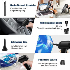 MOUTEN MOUTEN Akku-Hand-und Stielstaubsauger Handstaubsauger Akku 2 in 1 Autostaubsauger  Беспроводной ручной пылесос MOUTEN, ручной пылесос с аккумулятором, автомобильный пылесос 2 в 1