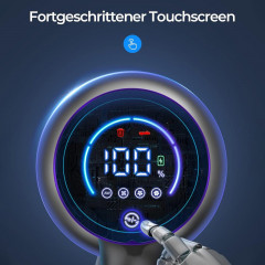 TAB TAB Akku-Hand-und Stielstaubsauger E3, Staubsauger Kabellos mit 33000pa Saugkraft, 400,00 W, Handstaubsauger beutellos, Auto Staubsauger, Bis zu 50 Min Laufzeit, 1.5L Staubbehalter Беспроводной ручной пылесос TAB E3, беспроводной пылесос с мощностью