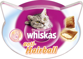 Whiskas Лакомство для кошек Anti-Hairball, 60 г