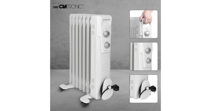 Clatronic Clatronic Olradiator RA 3735 weiss, 7 Heizrippen  weiss Clatronic Olradiator RA 3735 белый, 7 нагревательных ребер