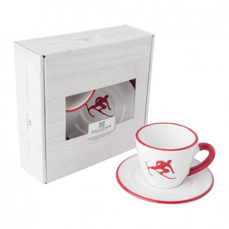 Gmundner Keramik Gmundner Keramik Toni Rubinrot Espresso for you Set 2-tlg. Набор Gmundner Ceramics Toni Ruby Red Espresso for you 2 шт.