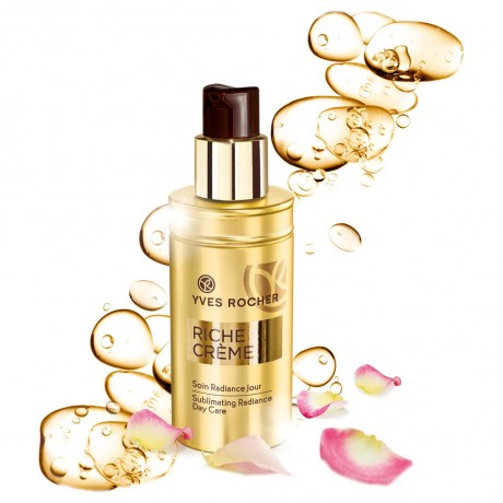 Yves Rocher Riche Creme Ausstrahlungs-Pflege Tag Насыщенный крем для сияния кожи днем