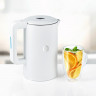 Balter Balter Wasserkocher WK-4, Edelstahl, 1,7 Liter, Doppelwand Design, BPA frei, LED, weiss  Чайник Balter WK-4, нержавеющая сталь, 1,7 литра, конструкция с двойными стенками, без BPA, светодиод, белый