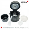 KORONA KORONA Reiskocher 58011, digital, Dampfgarer, Warmhaltefunktion, LED Display, Touch  Рисоварка KORONA 58011, цифровая, пароварка, функция поддержания тепла, светодиодный дисплей, сенсорный