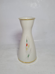 Ваза винтажная, Winterling Marktleuthen Bavaria с геометрическим декором, фарфор, 18 x 9 см, Германия, 1960-1970гг.