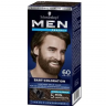 Schwarzkopf men perfect bart coloration braun 60, Краска для бороды оттенок 60 Натуральный коричневый