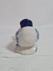 Фигурка винтажная Delft &quot;Птичка&quot;, ручная работа, фарфор, 8 см, Нидерланды, 1970-80гг.