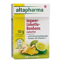 altapharma Ingwer-Limette-Bonbons Имбирь-Лайм-конфеты без сахара