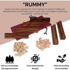 LOGOPLAY Rummy Okey fur 2 bis 6 Spieler Рамми Окей для 2-6 игроков