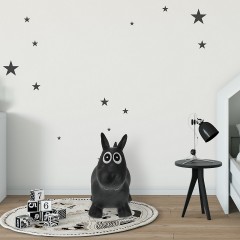 relaxdays Hupftier Hund schwarz Копытная собака черная