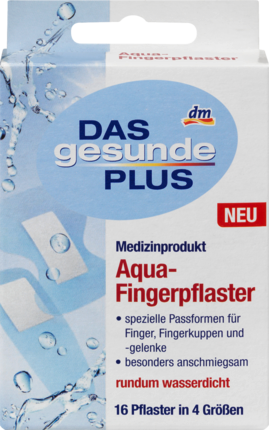 Купить Mivolis Aqua-Fingerpflaster Влагонепроницаемый пластырь для пальцев,  16 шт в интернет-магазине  Германия всего за 450 руб. в
