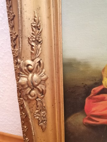 Продавщица фруктов, копия картины Бартоломе Эстебана Мурильо (Murillo) 1670 - 1675 гг., холст, масло.