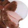 HOMCOM Rocking Horse, Brown, L74 x W33 x H62 cm (model 330-091) Игрушка-качалка Лошадка HOMCOM, коричневая, длина 74 x ширина 33 x высота 62 см