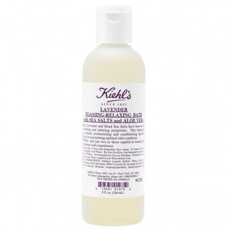 Kiehl’s Lavender Foaming-Relaxing Bath with Sea Salts and Aloe Vera  Лавандовая пена для расслабляющей ванны с морской солью и алоэ вера