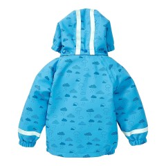 bornino Regenjacke mit Kapuze Wolken Дождевик с облаками на капюшоне