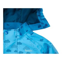 bornino Regenjacke mit Kapuze Wolken Дождевик с облаками на капюшоне