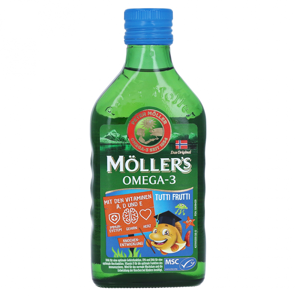 Купить MOLLER'S (МОЛЛЕР'С) Omega-3 Kinder Naturlicher.