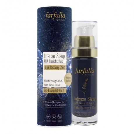 Farfalla Intense Sleep AHA Gesichtsfluid Night Recovery Effect 30ml Intense Sleep Флюид для лица AHA с ночным эффектом восстановления 30мл