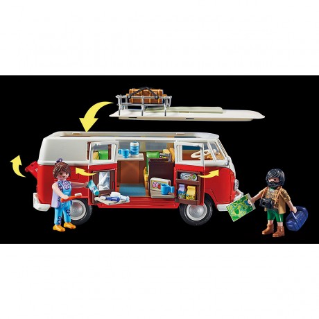 PLAYMOBIL PLAYMOBIL 70176 Volkswagen T1 Camping Bus Туристический автобус PLAYMOBIL 70176 Volkswagen T1