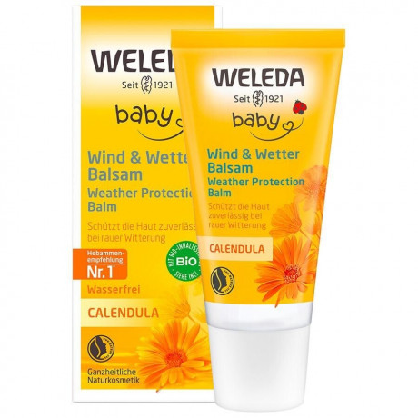 Weleda Calendula Wind- und Wetterbalsam Бальзам для ветра и погоды с календулой