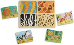 Melissa  Doug Natural Play Holzpuzzle Деревянный пазл Natural Play с изображением животных