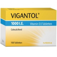 VIGANTOL 1000 I.E. Vitamin D3 Вигантол Витамин D3, в таблетках, 100 шт.