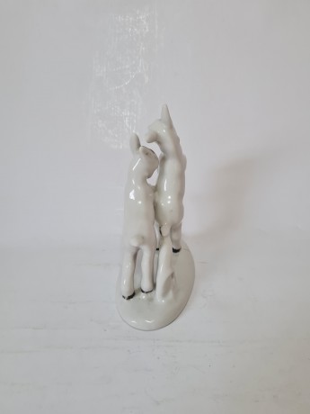 Spomin Винтажная фигурка "Два козленка", 12см, Германия, 1960-70гг.