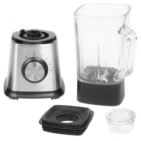 BOMANN BOMANN Standmixer 1,5 Liter Universalmixer UM 1374 CB Blender, 650 W, fur Frucht- und Fitnessdrinks, Milchshakes, Cocktails, Suppen  Миксер BOMANN универсальный миксер UM 1374 CB, 1,5 л, 650 Вт, для фруктовых и фитнес-напитков, молочных коктейлей, 