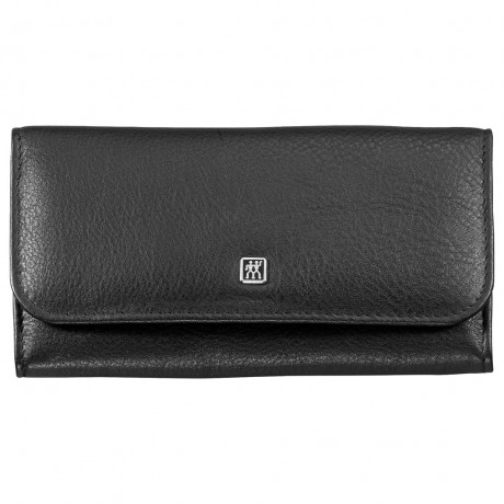ZWILLING CLASSIC INOX Druckknopf-Etui, Rindleder, schwarz, 5-tlg Футляр с кнопками CLASSIC INOX, воловья кожа, черный, 5 предметов