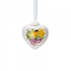 Hutschenreuther Hutschenreuther Fruhlingsgrusse Porzellan-Mini-Herz 'Sonnenhut' h: 4,5 cm Фарфоровое мини-сердечко Hutschenreuther Spring Greetings &quot;Sun Hat&quot;, высота: 4,5 см